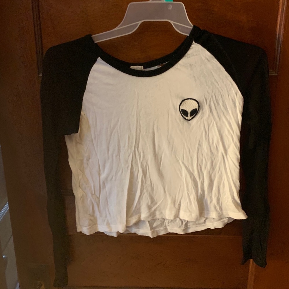 Brandy Melville Alien Baseball Tee